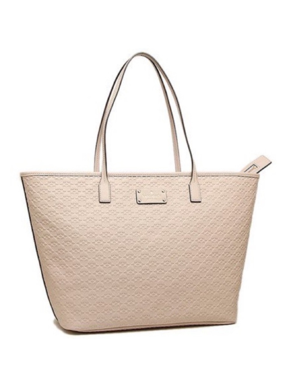 kate spade Cream Tote with Double Shoulder Handles